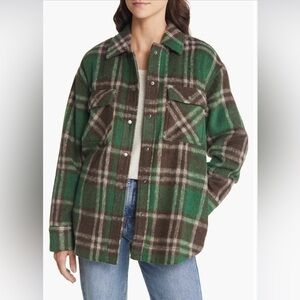 Treasure & Bond Flannel Shirt Jacket